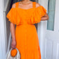 Turin Dress Orange