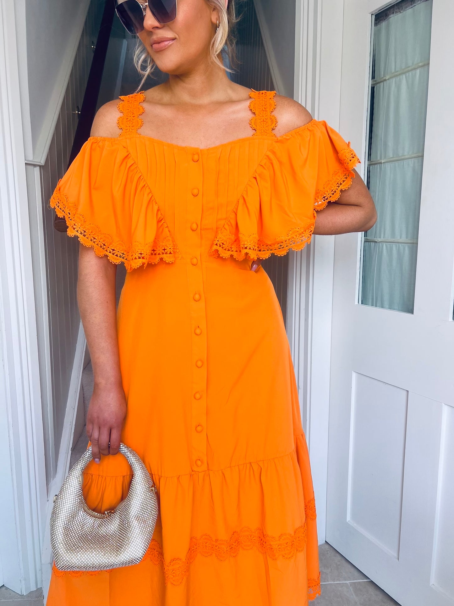 Turin Dress Orange