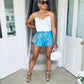 Shauna Shorts Blue