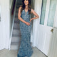 Traci Sequin Dress Pewter