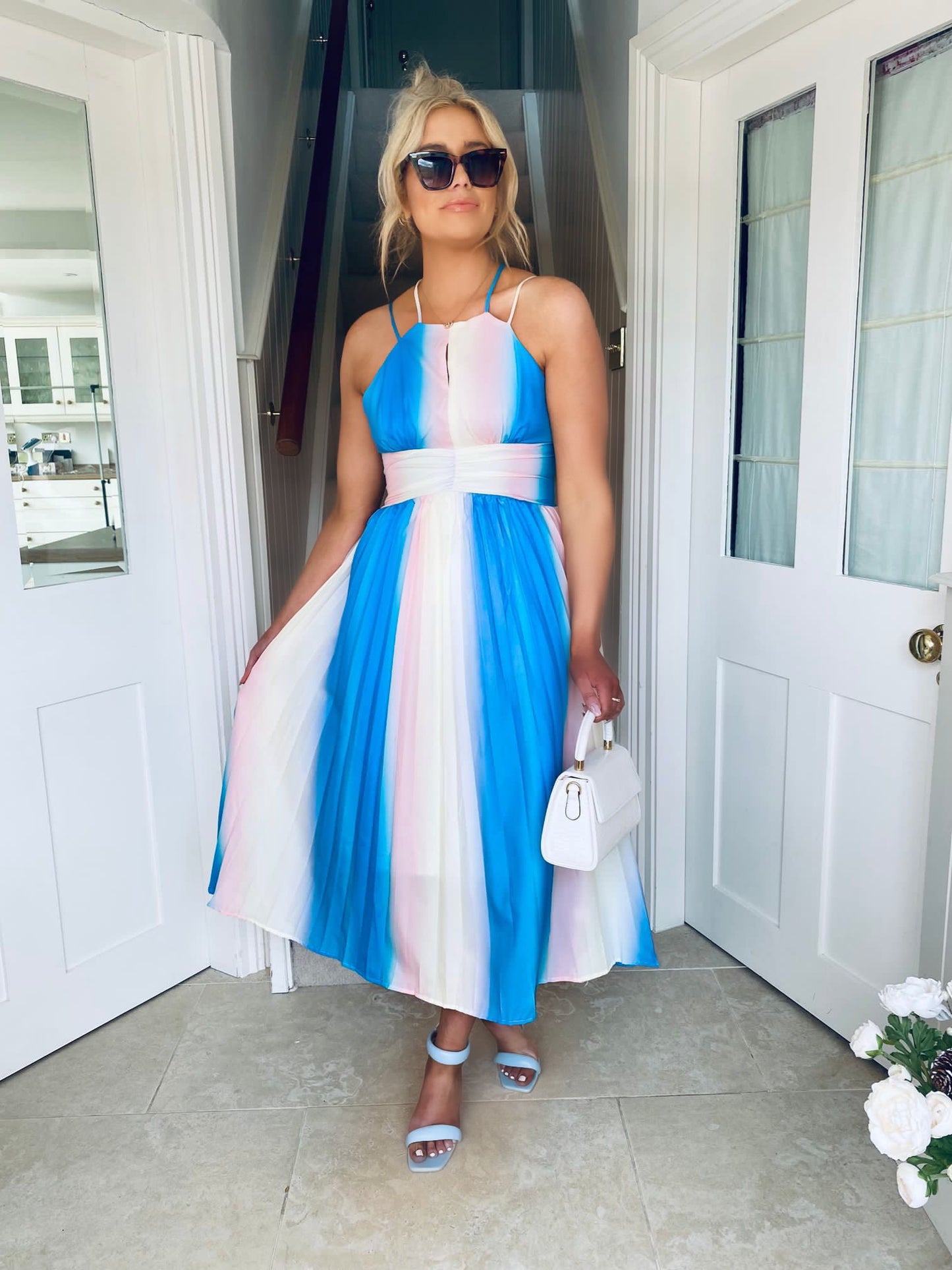 Tuar Dress Blue