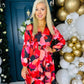 Harriet Maxi Dress Abstract Ruby