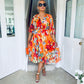 Annabel Dress Orange