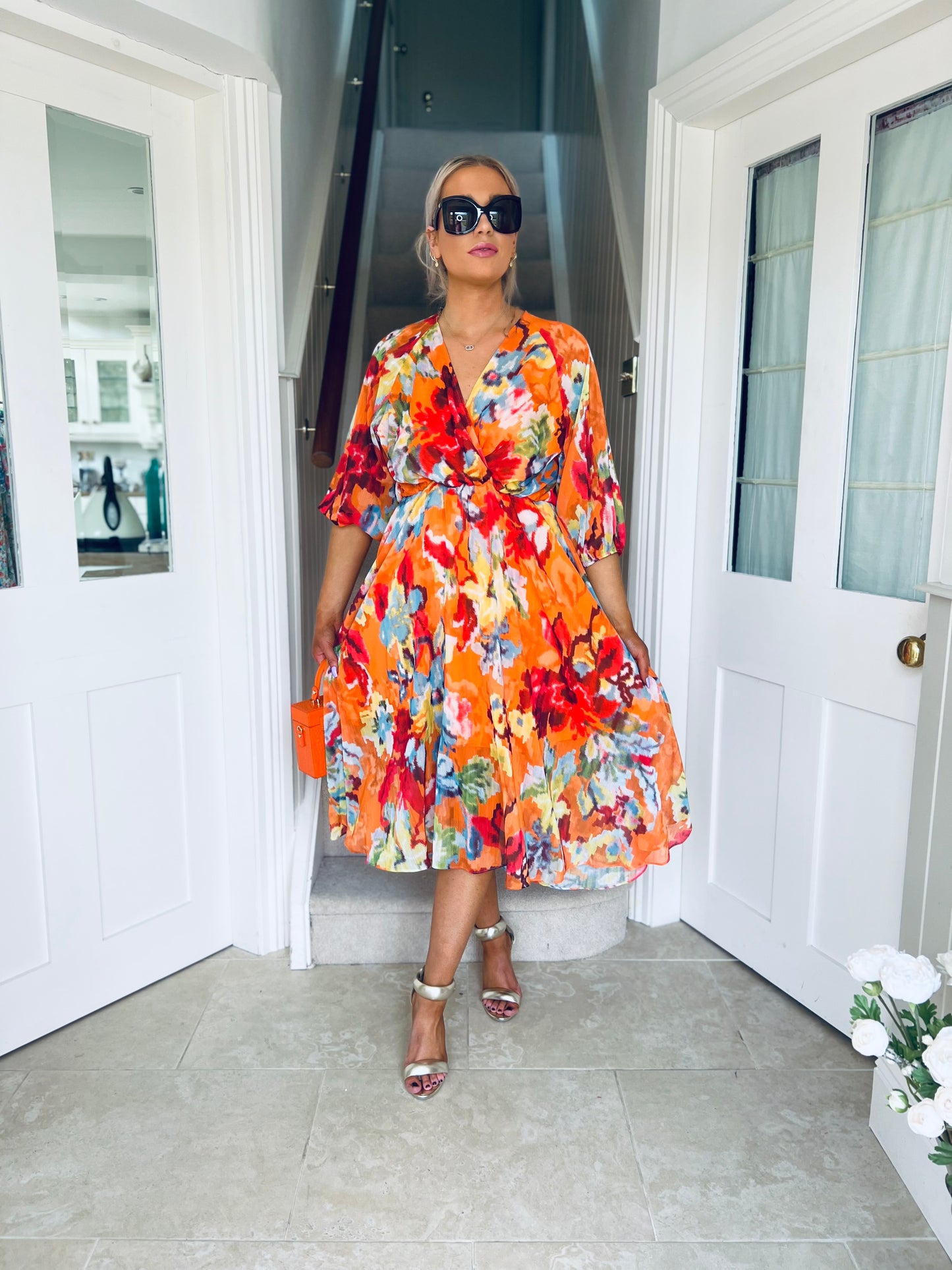 Annabel Dress Orange