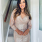 Laurie Sequin Dress Rosé