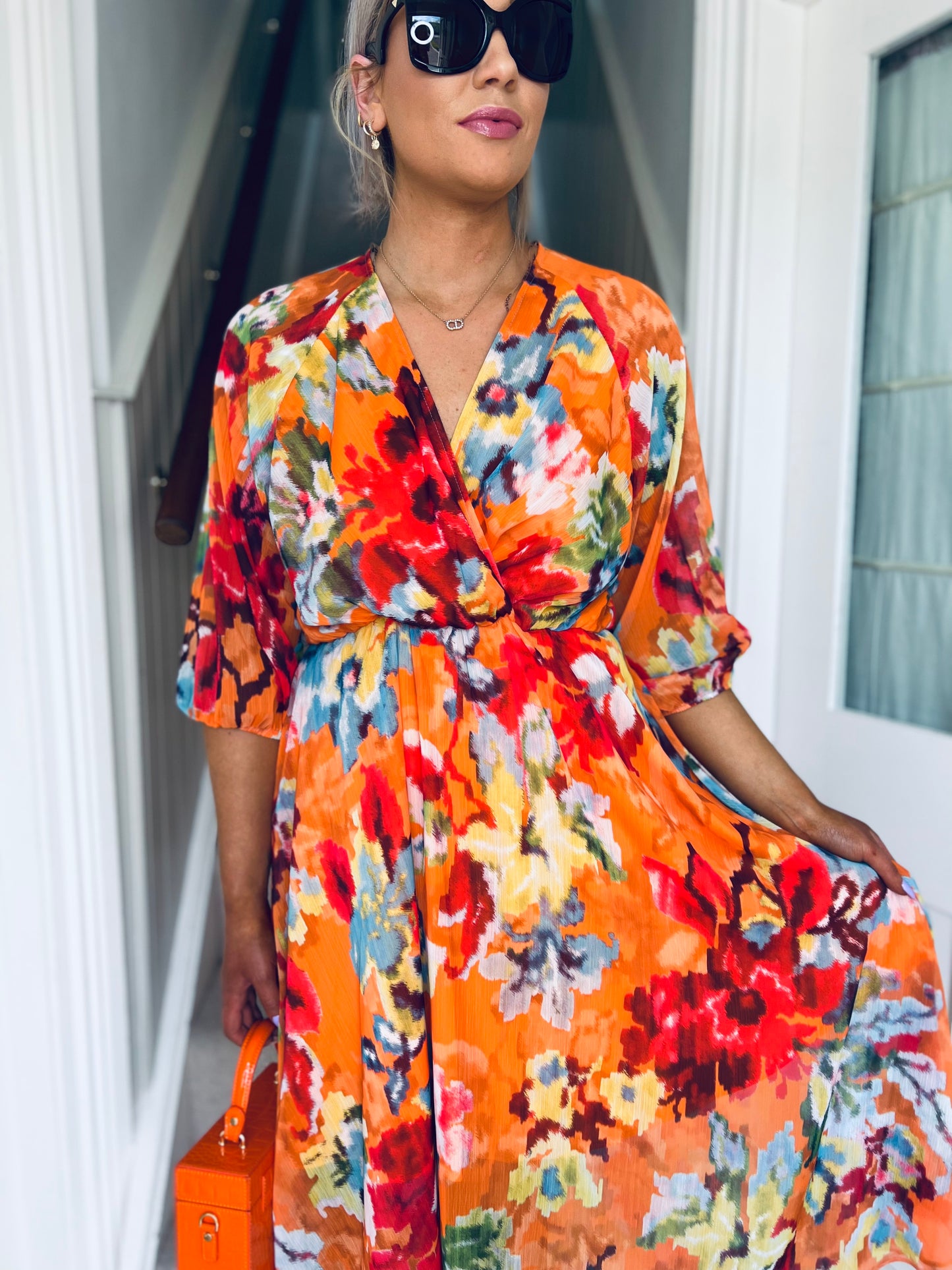 Annabel Dress Orange