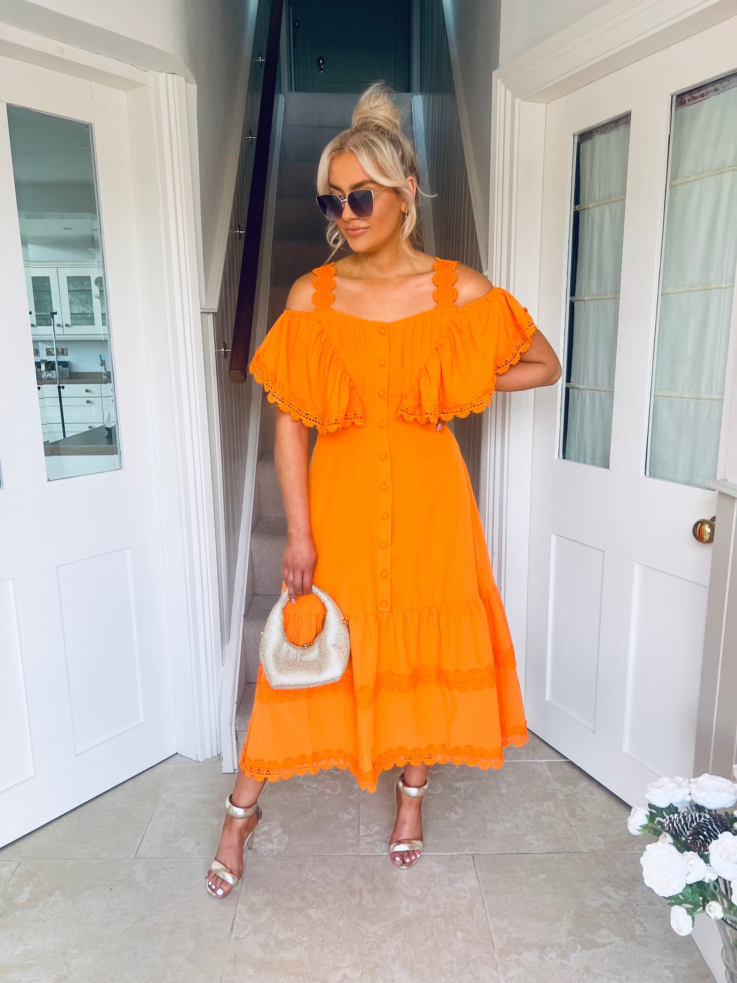 Turin Dress Orange
