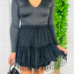Kimberley Skirt Black/Small Polka