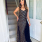 Una Dress Black & Gold