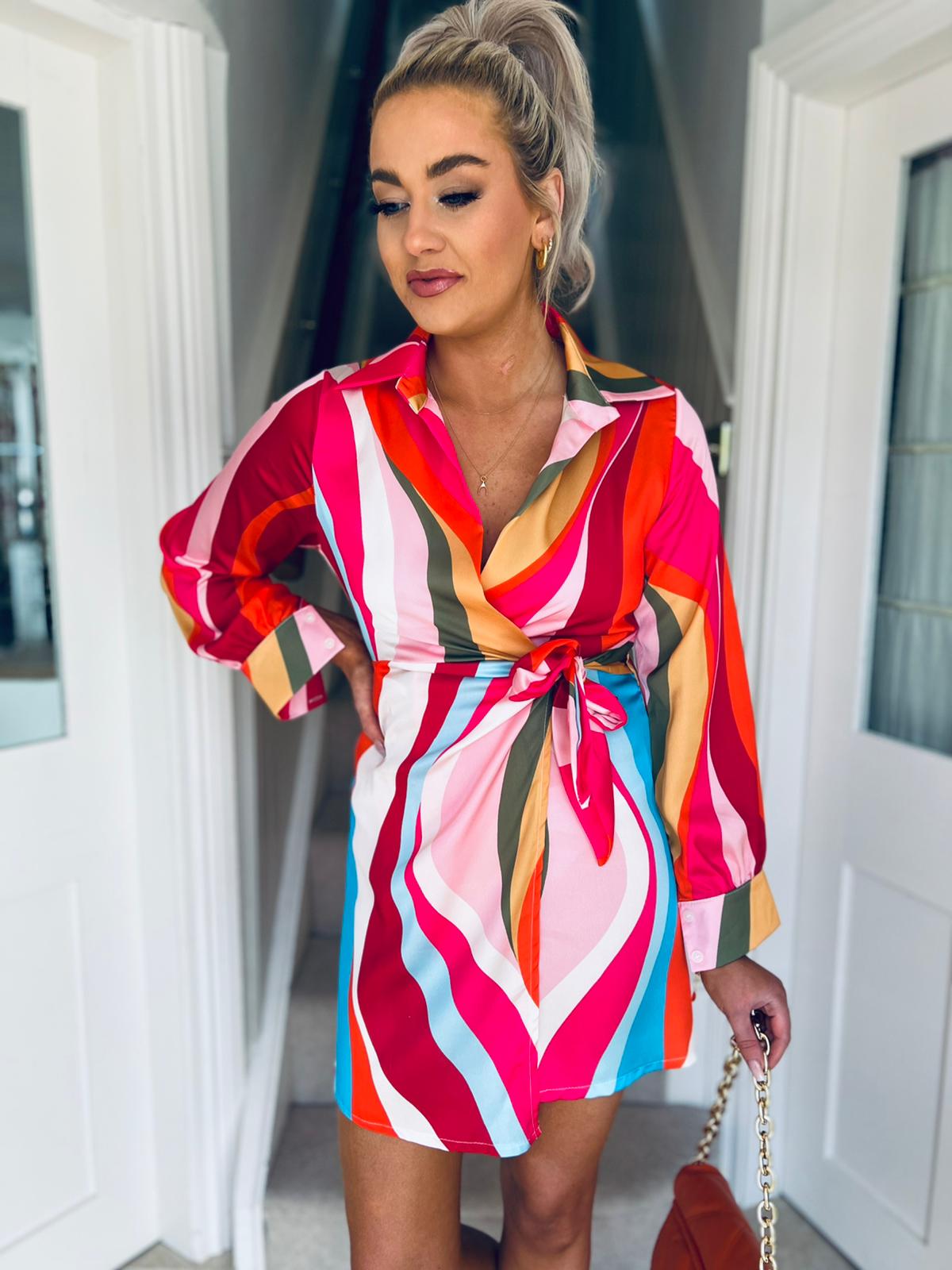 Kesia Dress Fuchsia