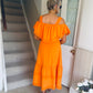 Turin Dress Orange