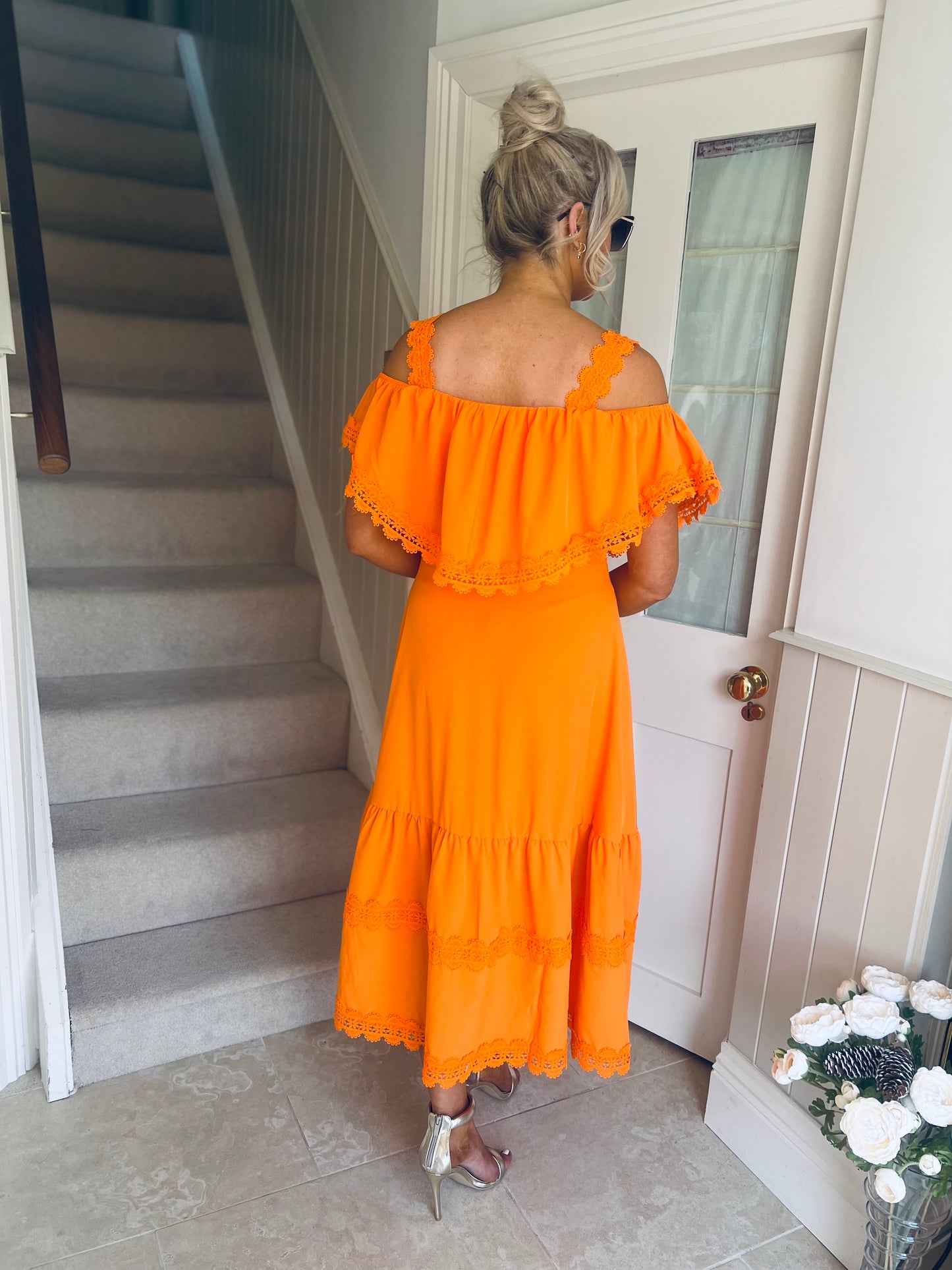 Turin Dress Orange