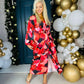 Harriet Maxi Dress Abstract Ruby