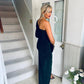 Isabella One Shoulder Dress Green
