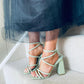 Queen Sandals Green
