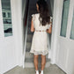 Tara Crochet Dress Cream