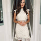 Tara Crochet Dress Cream
