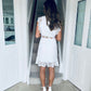 Tara Crochet Dress White