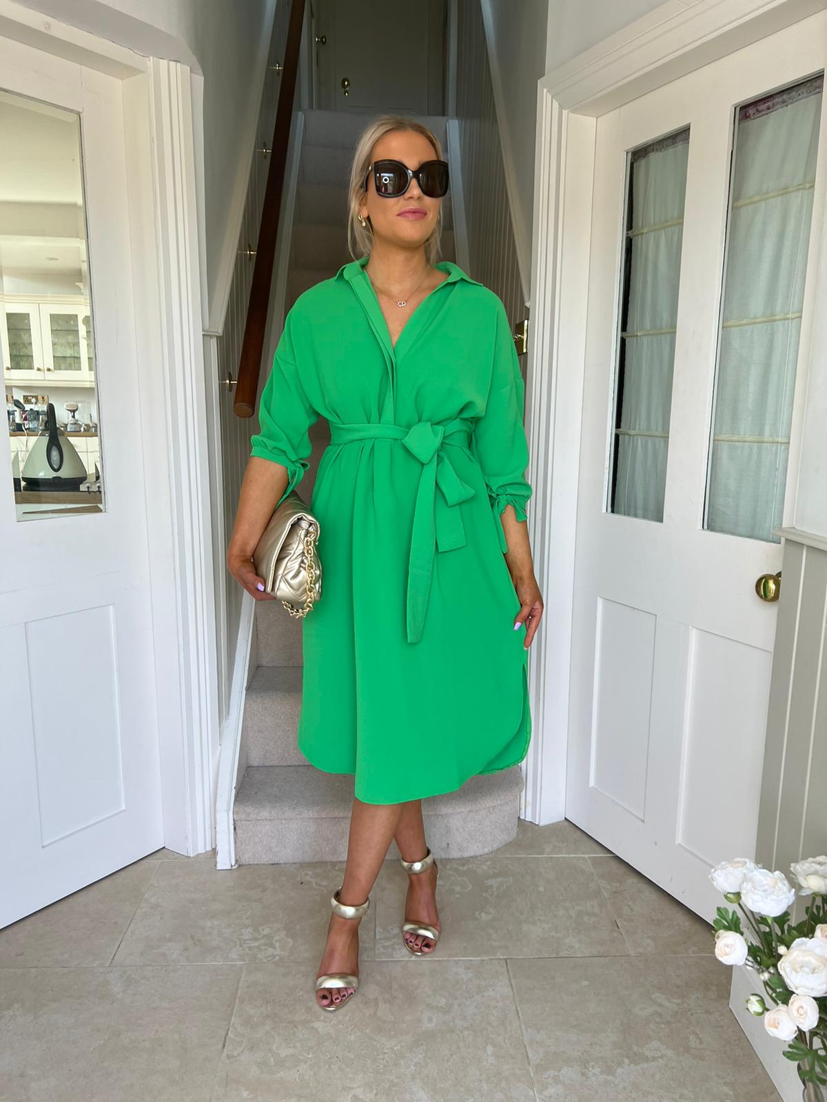 Emmie Dress Emerald