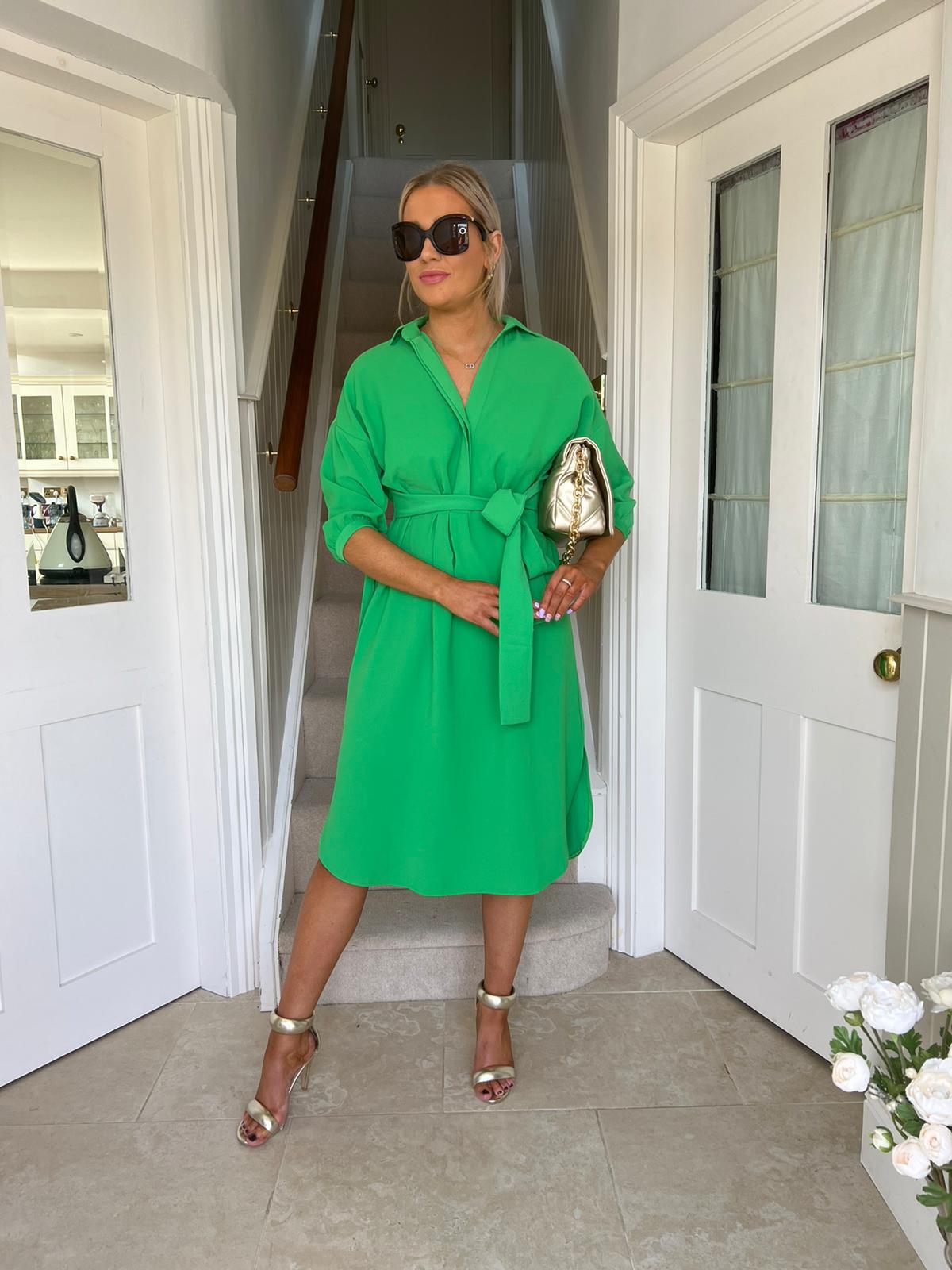 Emmie Dress Emerald