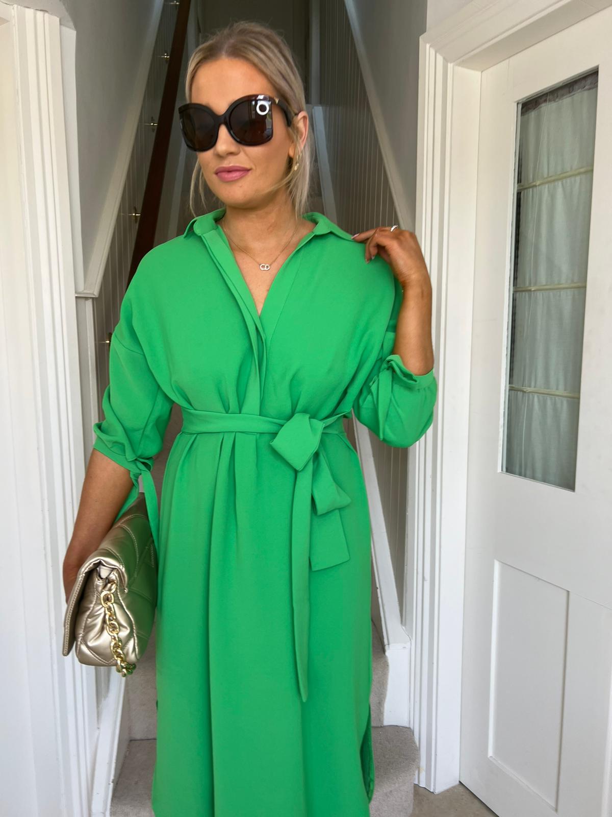 Emmie Dress Emerald