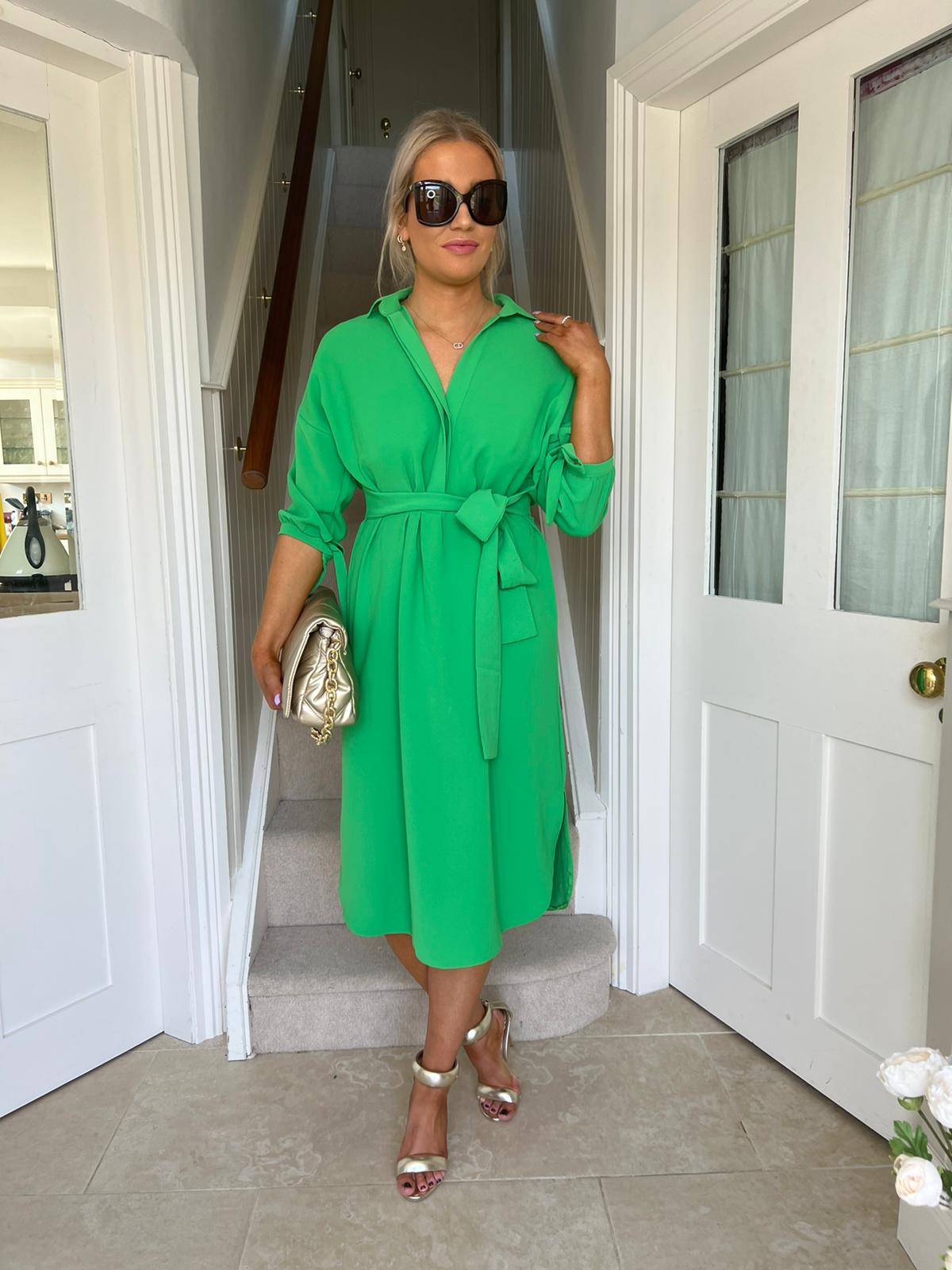 Emmie Dress Emerald