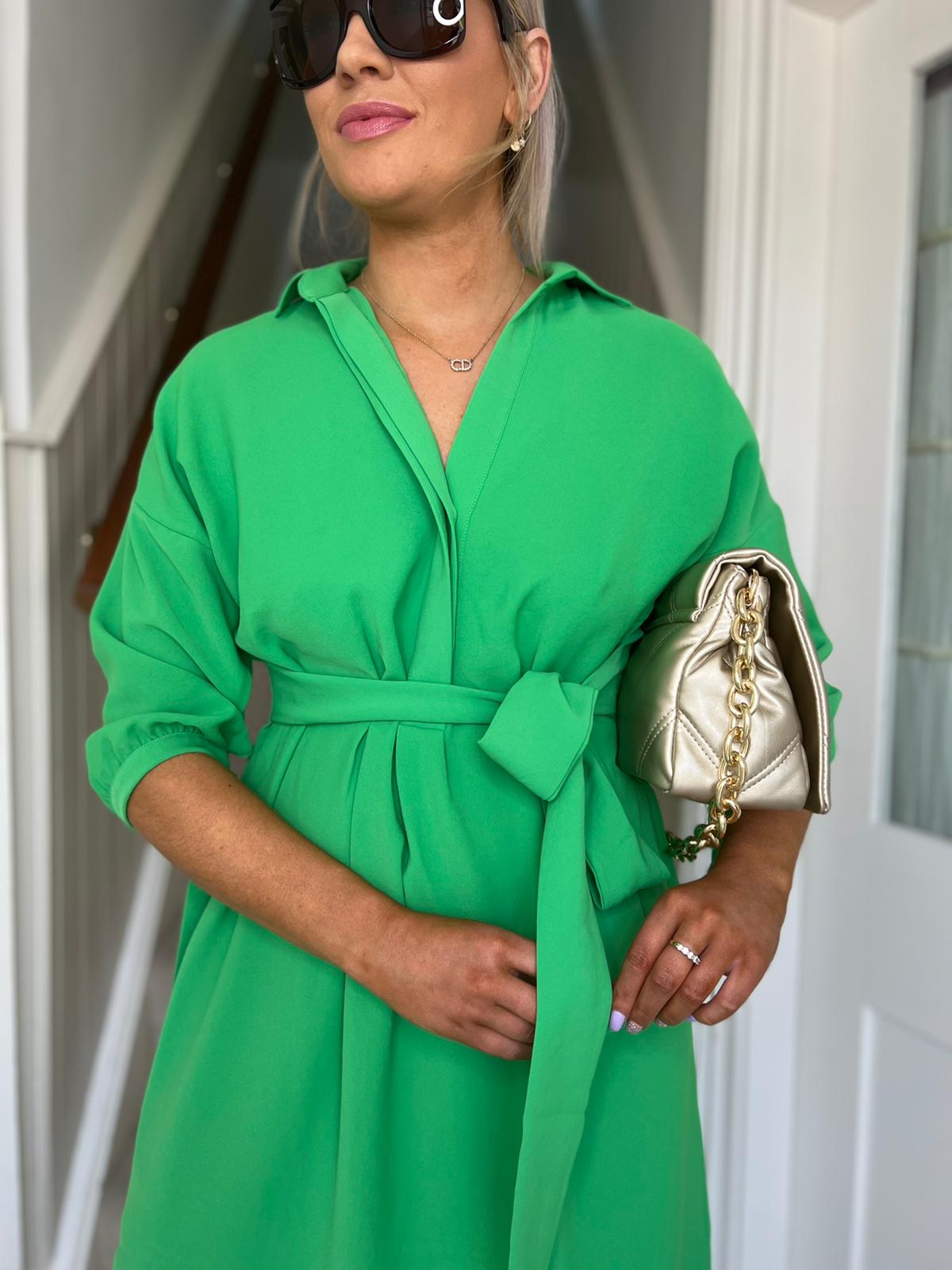 Emmie Dress Emerald
