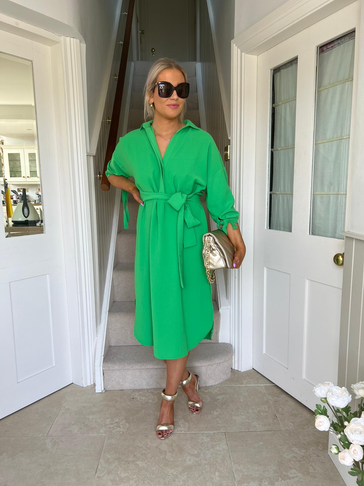 Emmie Dress Emerald