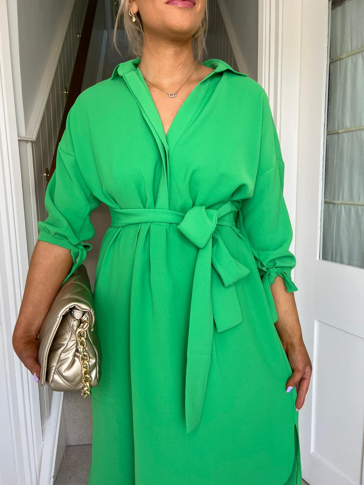 Emmie Dress Emerald