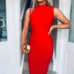 Trina Bodycon Dress Red