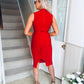 Trina Bodycon Dress Red