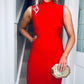 Trina Bodycon Dress Red
