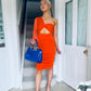 Naomi Dress Orange