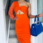 Naomi Dress Orange