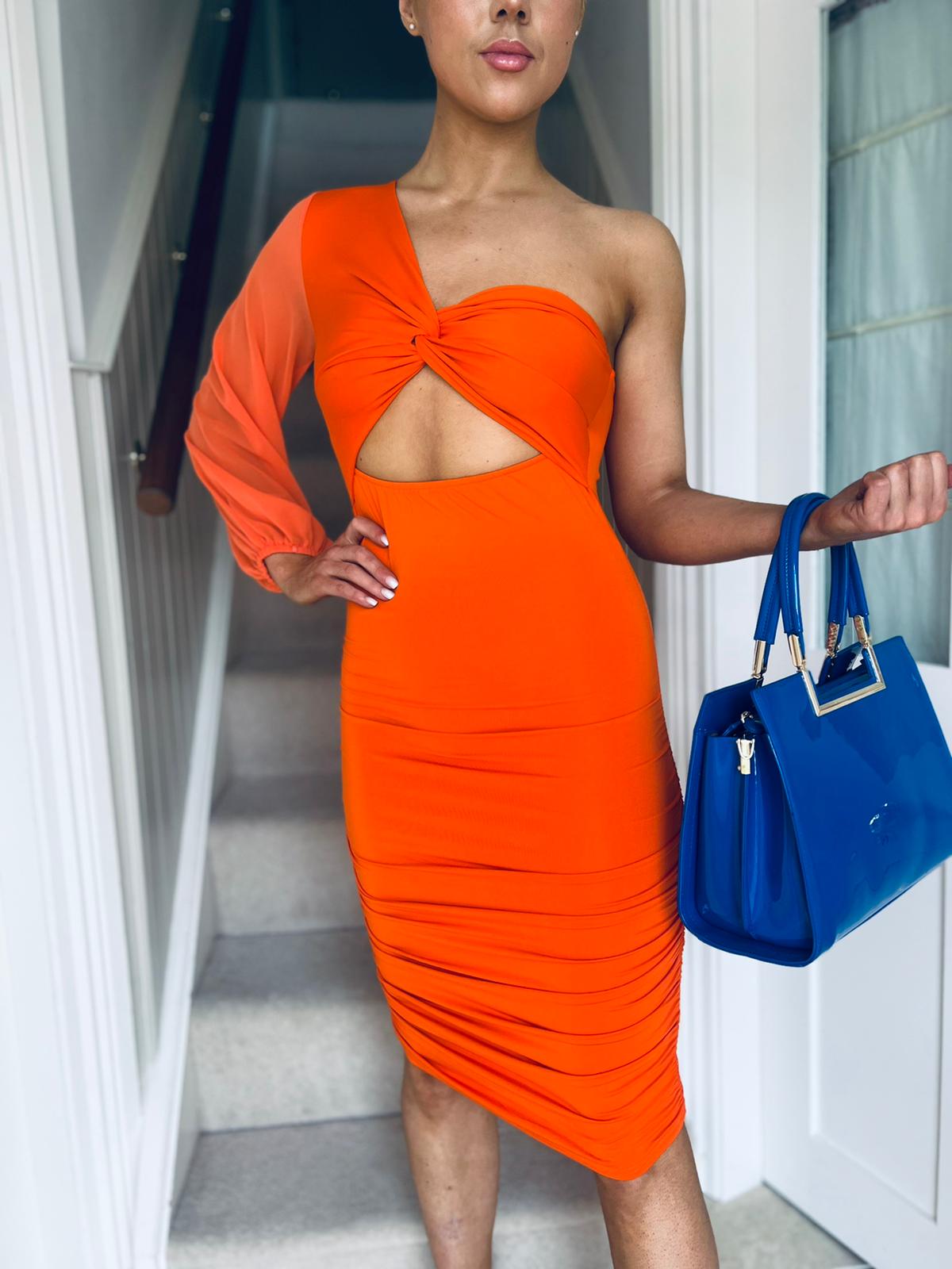 Naomi Dress Orange
