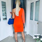 Naomi Dress Orange