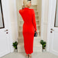 Anastasia Dress Orange
