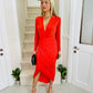 Anastasia Dress Orange