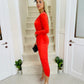 Anastasia Dress Orange