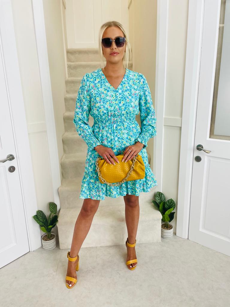 Haven Dress Floral Green