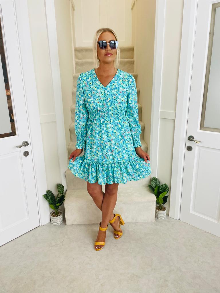 Haven Dress Floral Green
