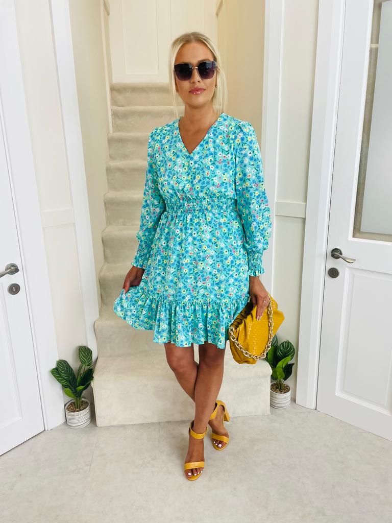 Haven Dress Floral Green