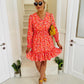 Haven Dress Floral Coral