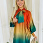 Oran Smock Dress Vert
