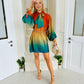 Oran Smock Dress Vert