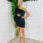 Dixie Sequin Dress Forest