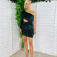 Dixie Sequin Dress Forest
