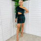 Dixie Sequin Dress Forest