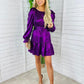 Cameron Mini Dress Violet