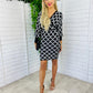 Selena Knit Dress White/Black